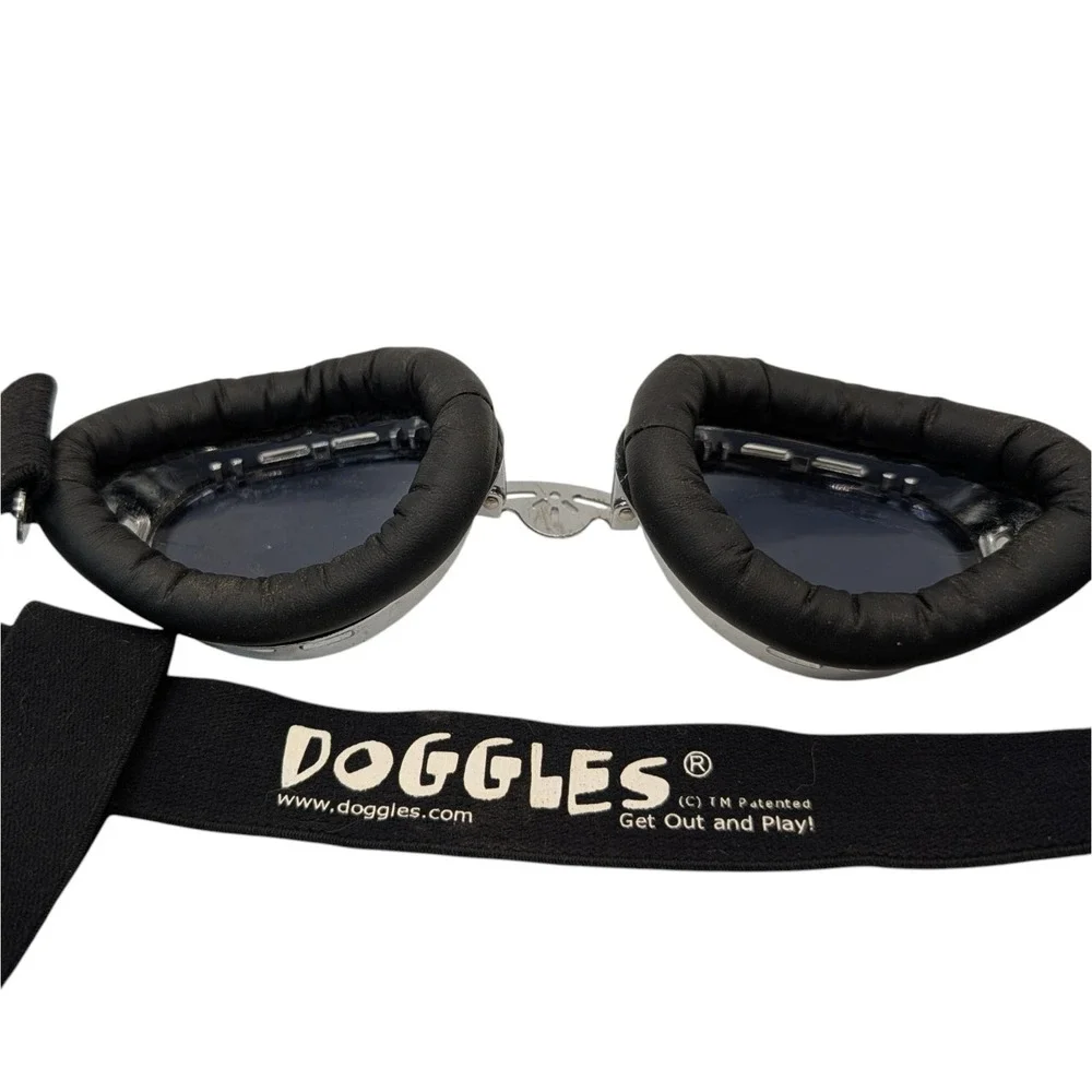 Doggles Dog Goggles Sunglasses UV Eye Protection Black Large Breed SEE